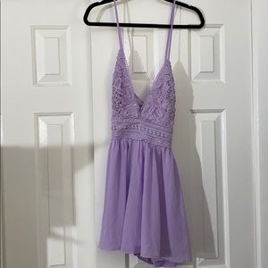 Purple romper Large